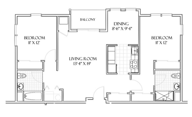 Floorplan - Twin Ponds Apartments