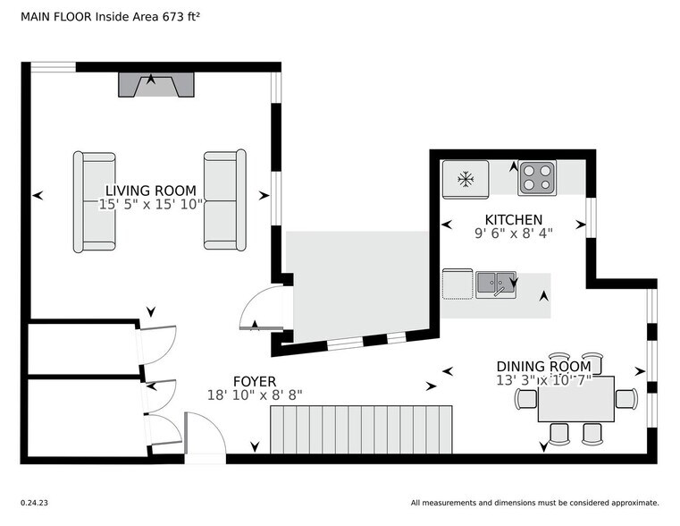 Main Level Floor Plan - 2914 11th St NW