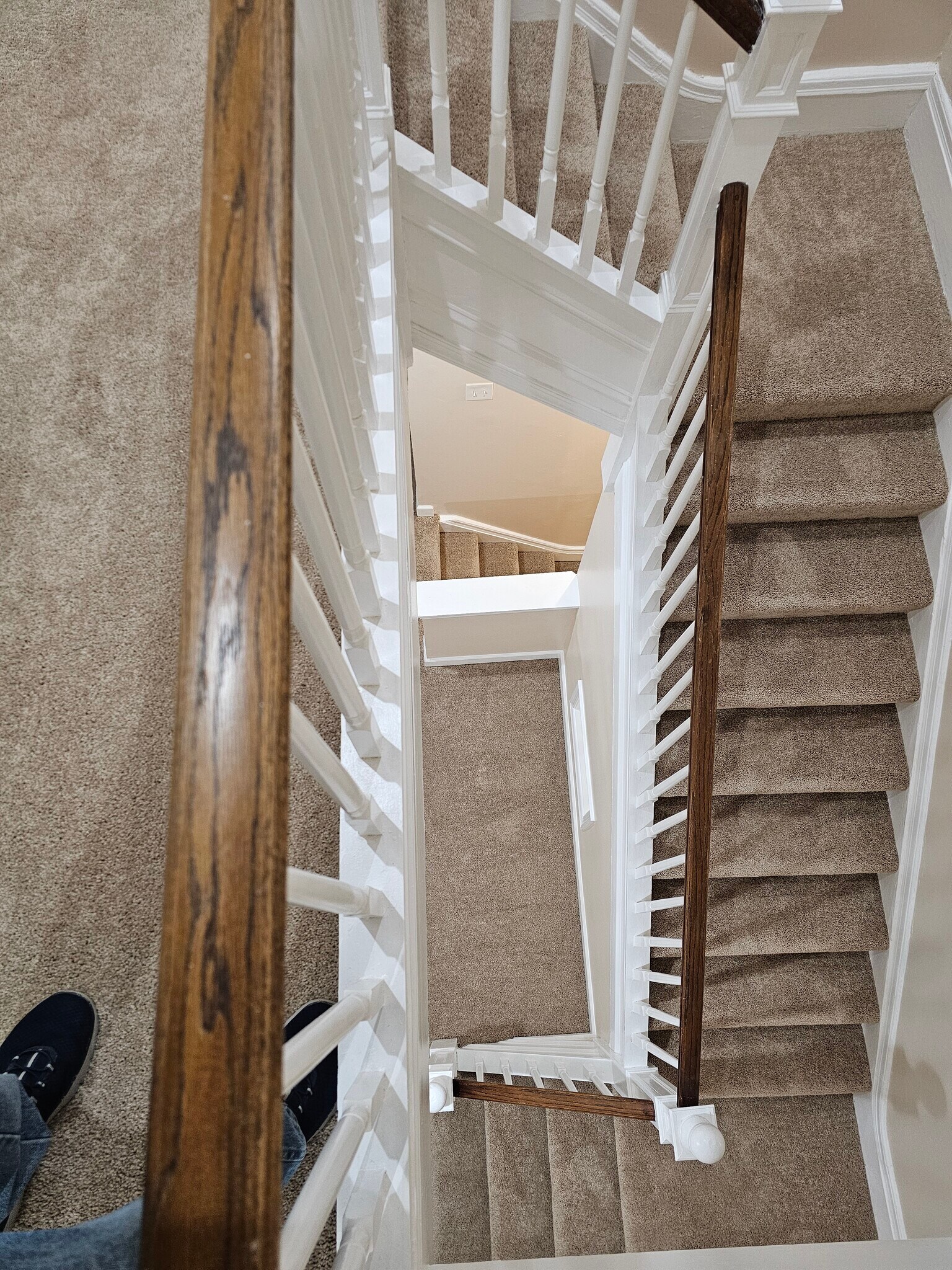 Stairwell View from 3rd Floor - 1919 Saint Paul St