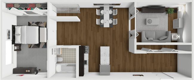 Floorplan - Fox Hill Apartments