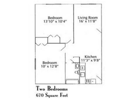 2BR/1BA - COHASSET PLACE