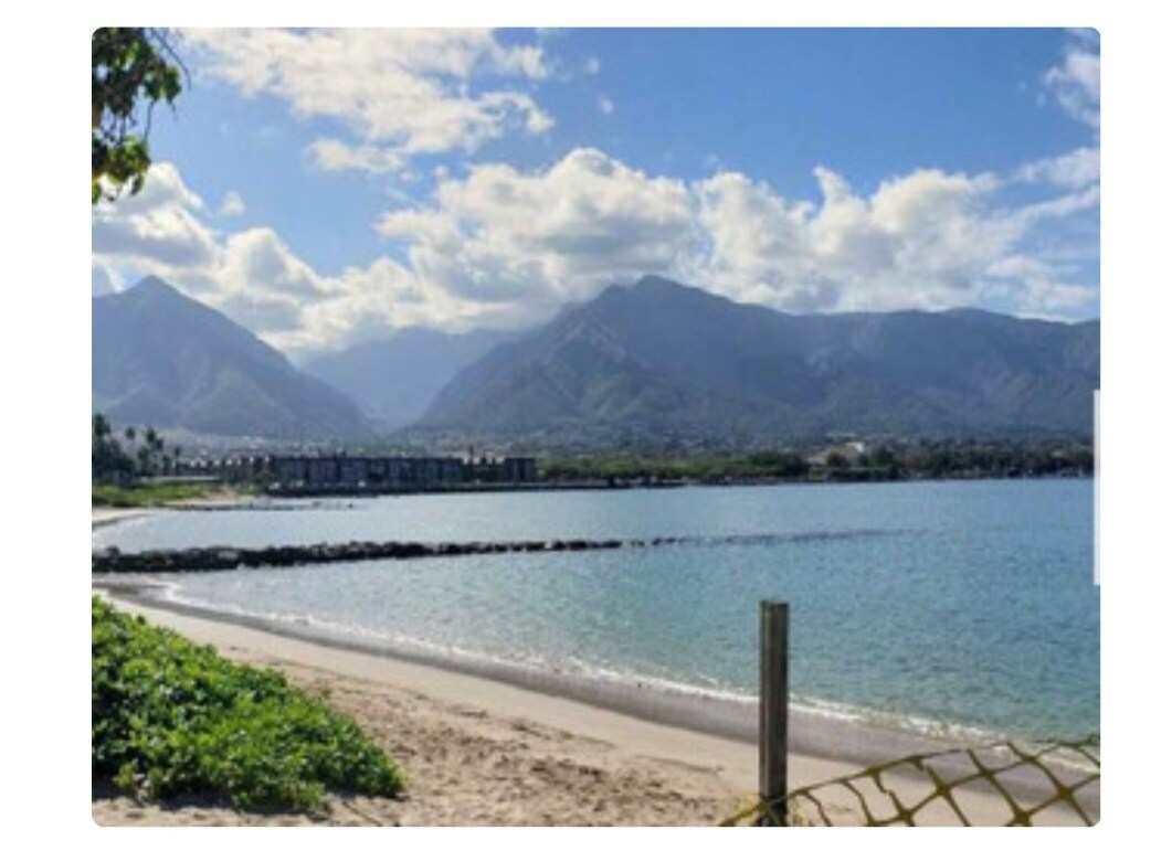 View from Harbor Beach - 111 Kahului Beach Rd