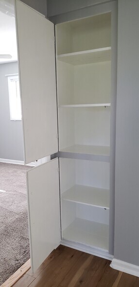 Hall linen cabinets - 4108 Parkway Dr