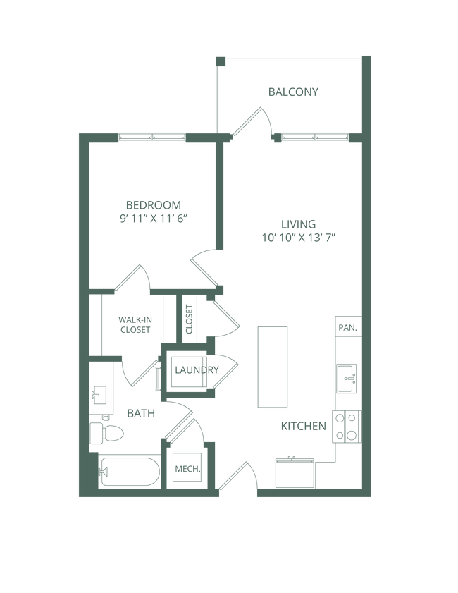 Floorplan - The Bellevue