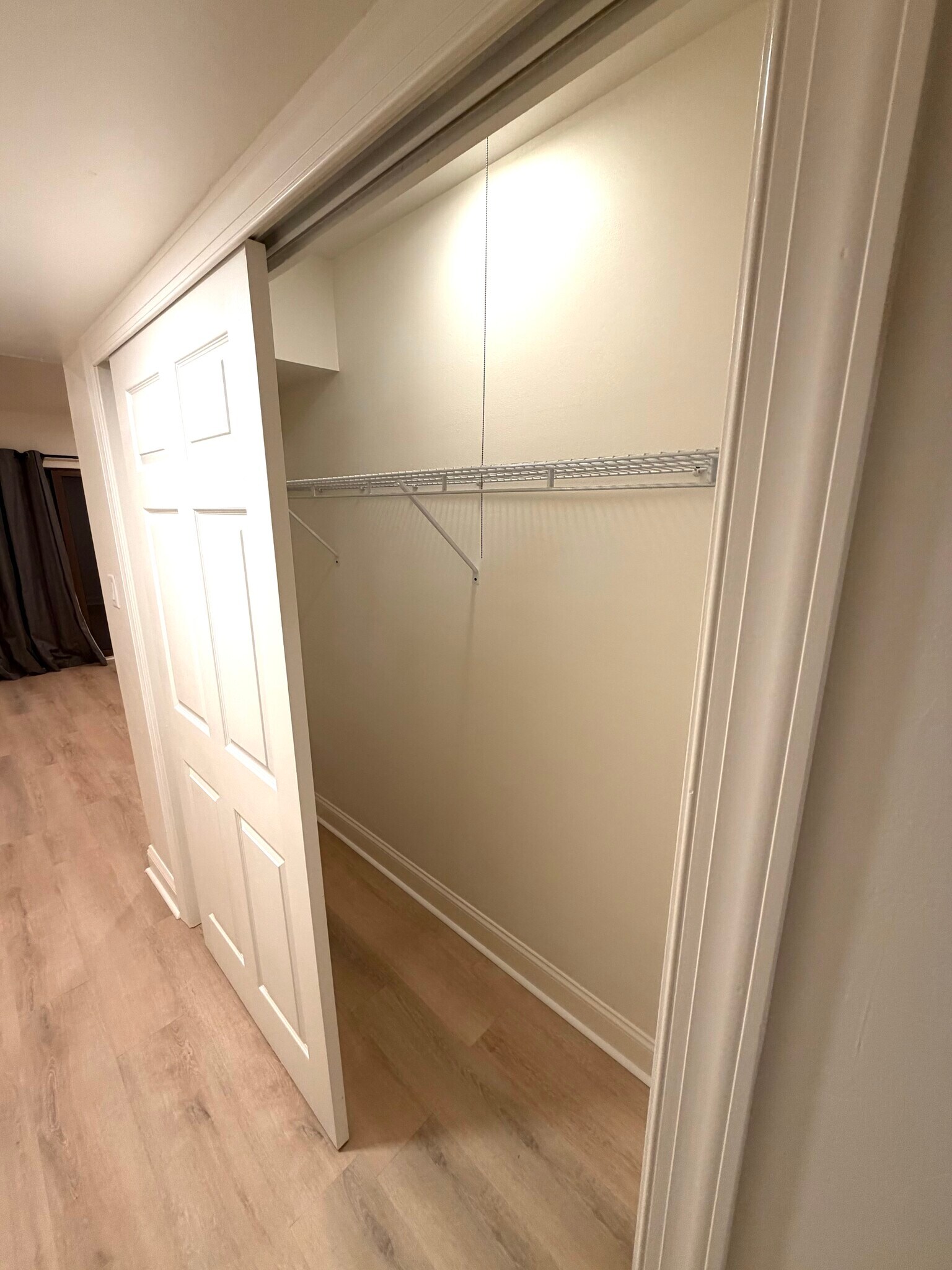 Downstairs hall closet. - 1005 Willow Green Dr