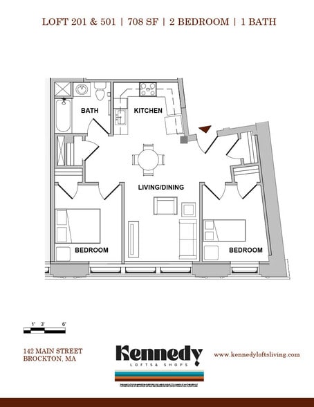 Floorplan - Kennedy Lofts