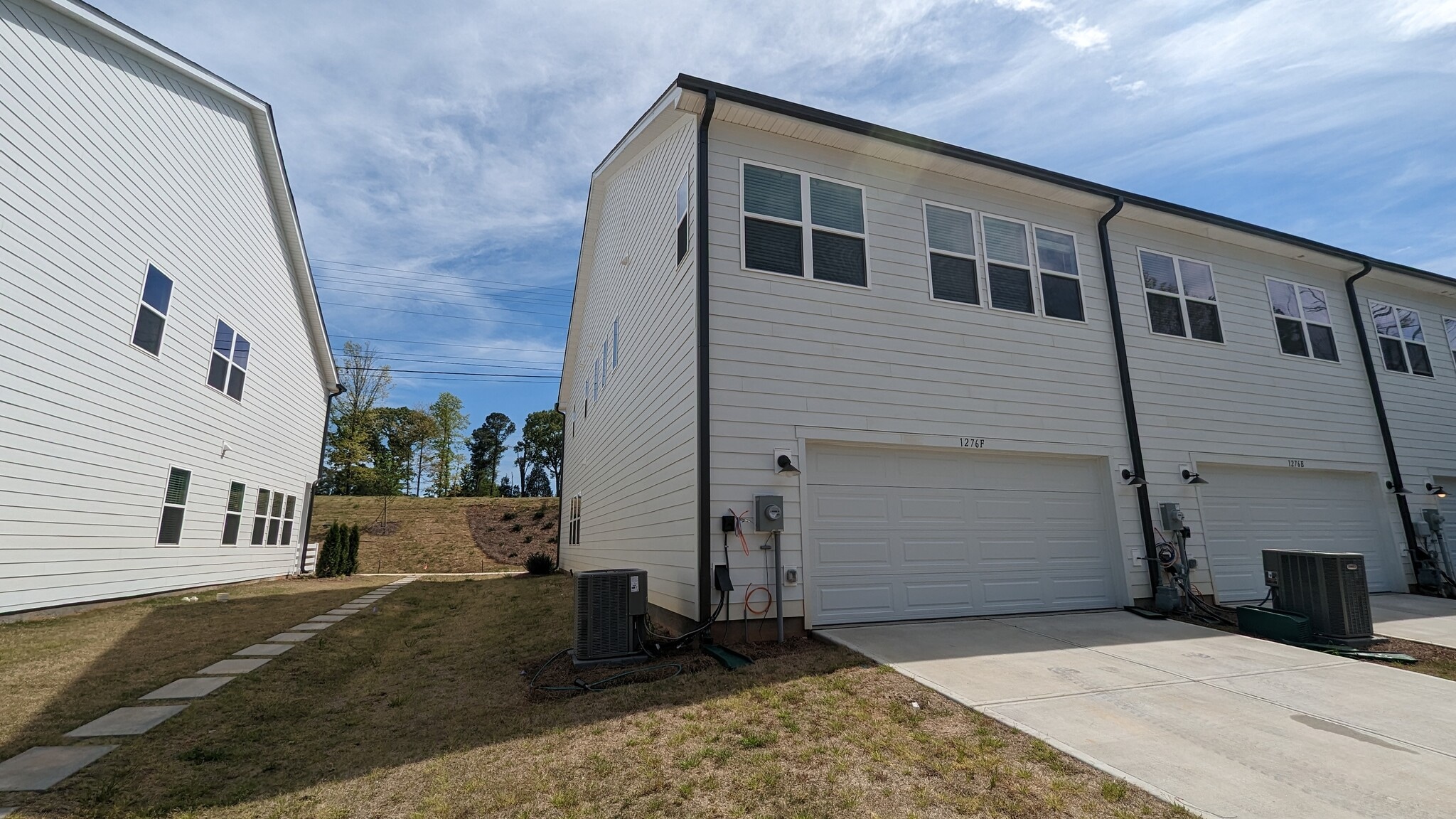 Garage rear view1 - 1276 Brawley School Rd