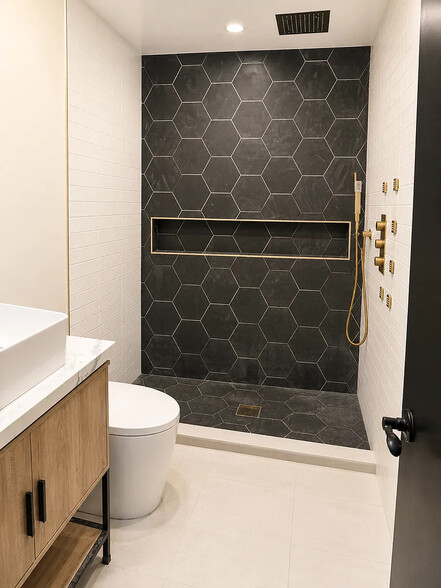 Remodeled Bathroom 1 - 321 N Palm Dr