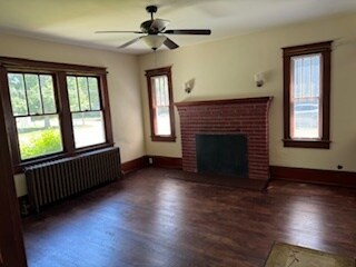Living Room - 230 S Hope Chapel Rd