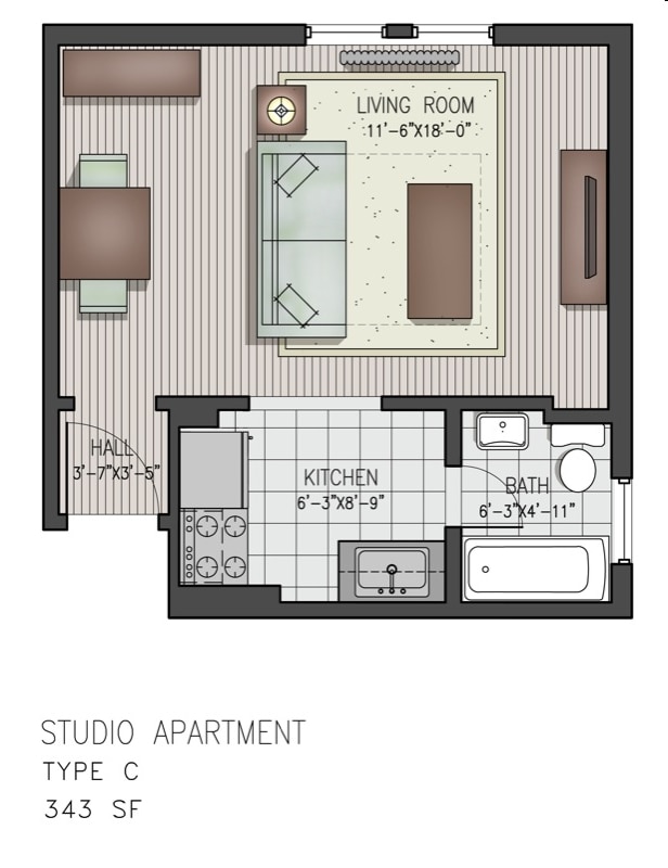 Type C - Madison Apartments