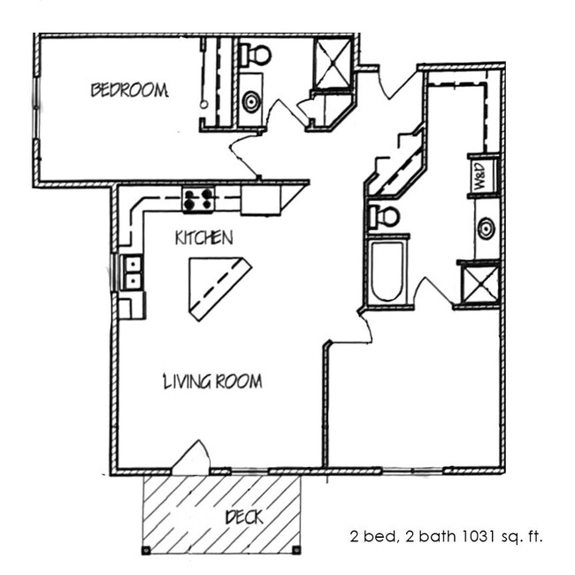 2 Bed 2 Bath | 1031 sq ft - The Heights Condos