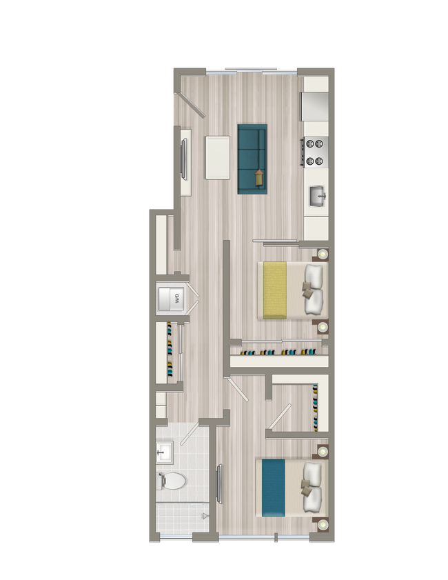Floorplan - Euclid Street Apartments