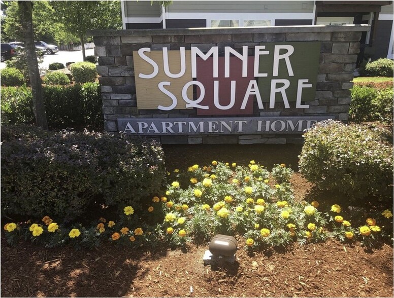 Sumner Square Monument Sign - Sumner Square