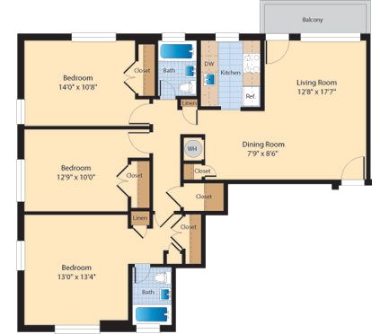 Floorplan - Fields of Falls Church