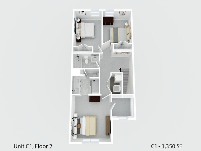 Floorplan - FAIRVIEW CROSSING TOWNHOMES