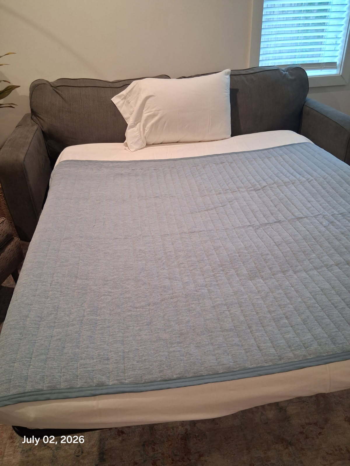 sofa bed is a short queen size - 517 18th St