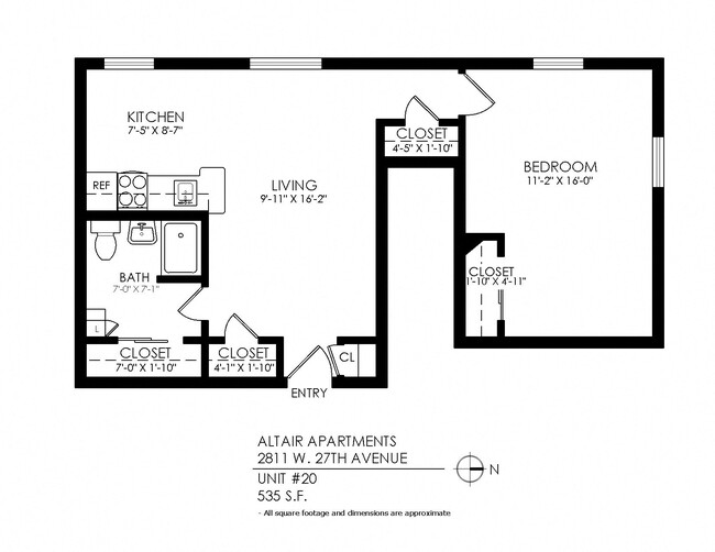 Floorplan - Altair Apartments