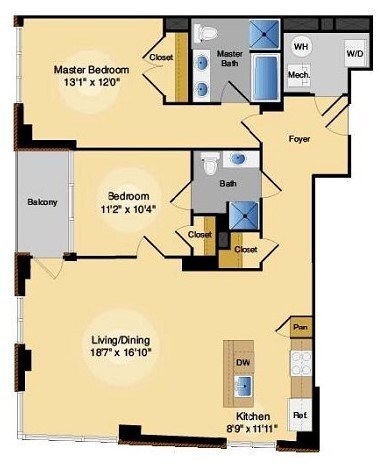 Floorplan - IO Piazza by Windsor