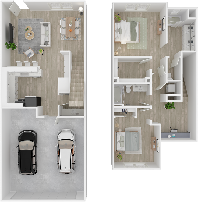 Floorplan - Desert Meadows Townhomes