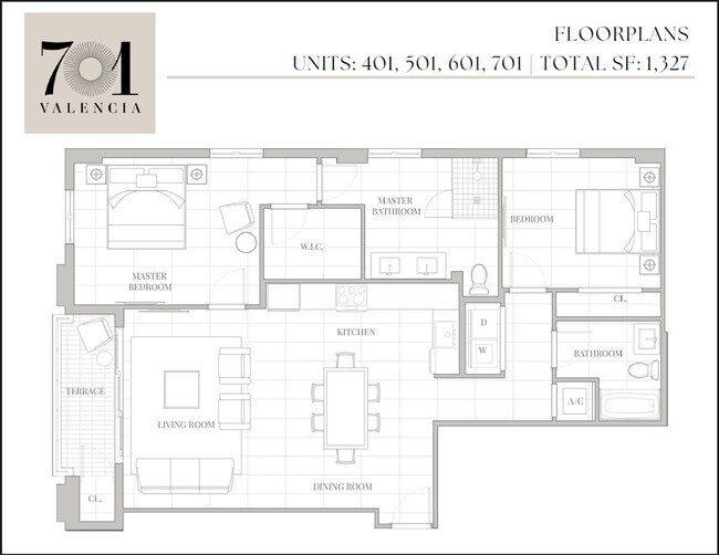 Floorplan - 701 Valencia
