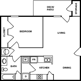 1 Bedroom - Magnolia Bay