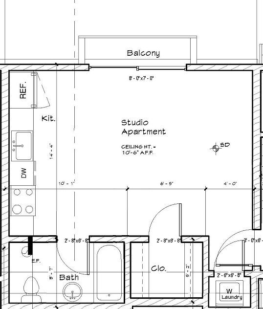 Floorplan - Lido Apartments - 3630 Mentone Ave