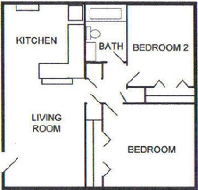 Floorplan - Santa Cruz River Apartments