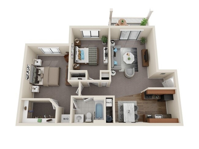 Floorplan - Mill Pond Apartments