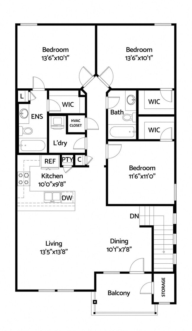 Floorplan - The Cottages at Bell Station