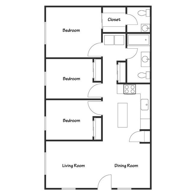 Floorplan - ARBOR GLEN APARTMENTS