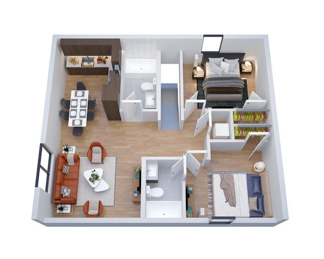 Floorplan - Peanut Factory Flats