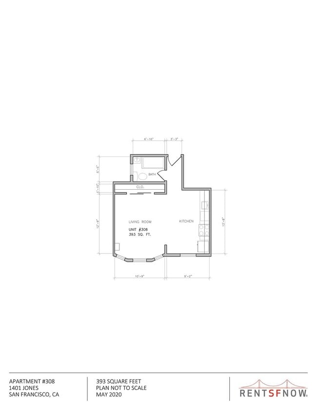 Floorplan - 1401 Jones