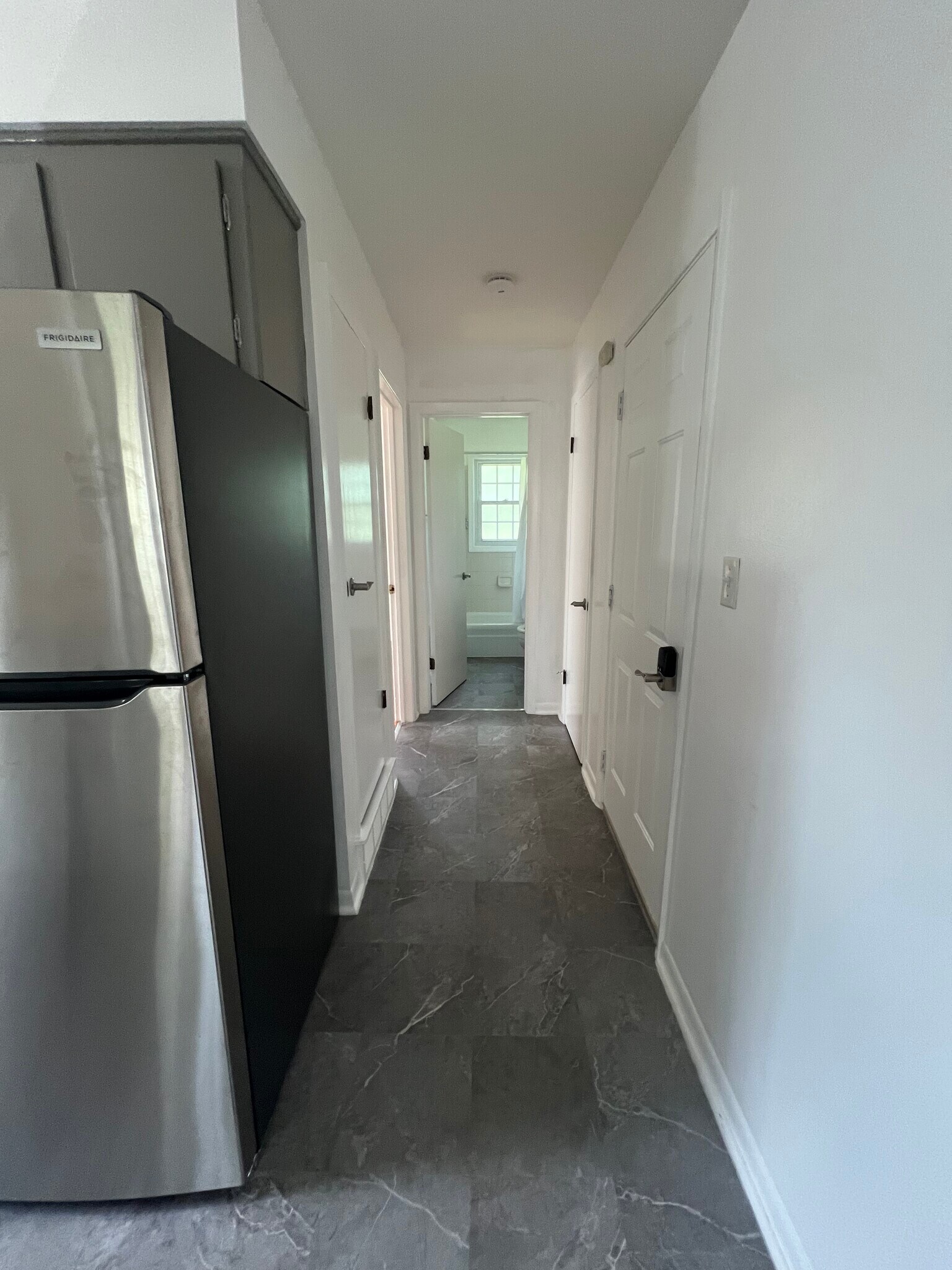 Hallway to bedroom and bar - 119 W Swain St