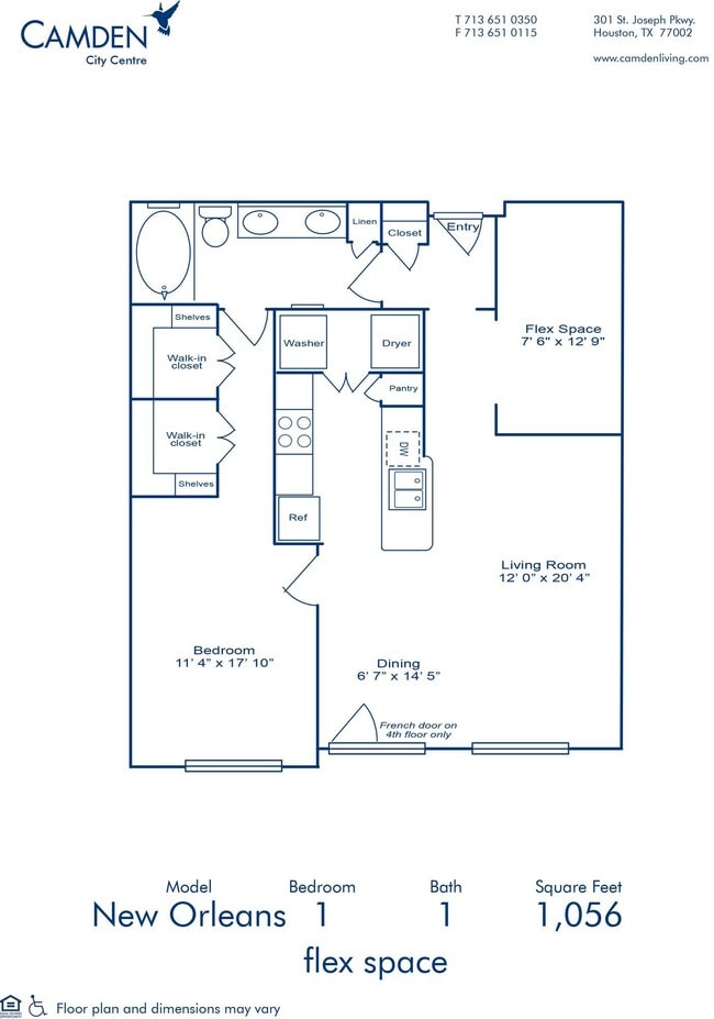 Floorplan - Camden City Centre