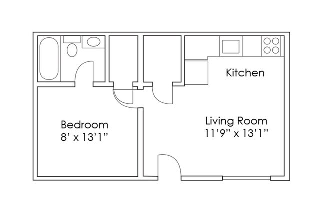 1 Bedroom 1 Bath - Terrace Heights