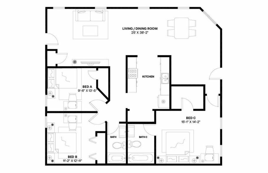 Building Photo - Private bedroom in 3 bed/2 bath Home
