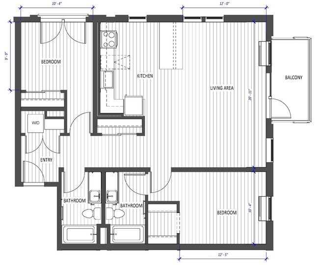 Floorplan - Hyas Point Apartments