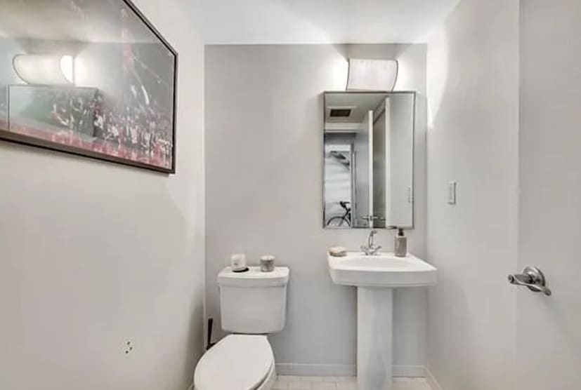 Half bath downstairs - 25 Channel Ctr St