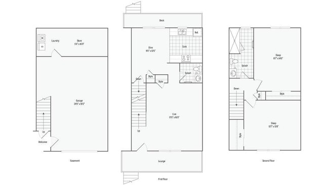 Floorplan - Charles Drive Apartments