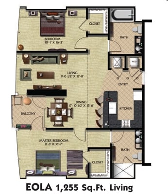 2BR/2BA - 101 Eola Condominiums