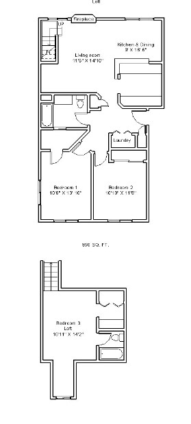 3BR/2BA - Maple Ridge Apartments
