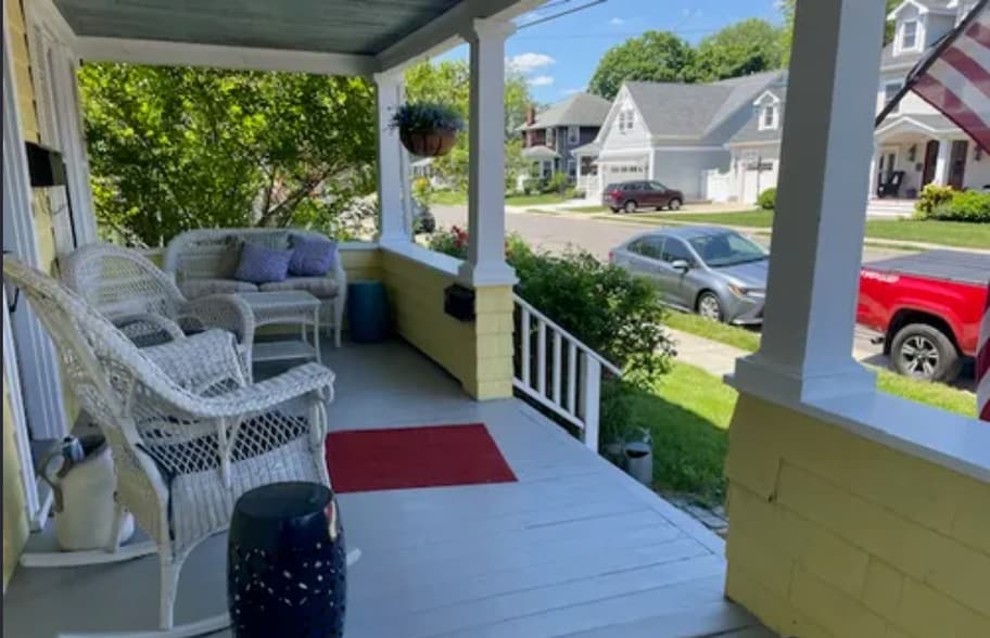 Front porch rocking chair - 80 Wyckoff Ave