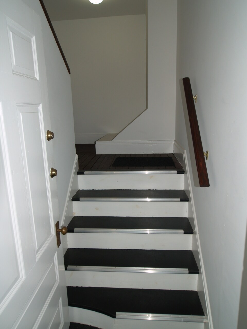 Inside door to private interior staircase - 390 Linwood Ave