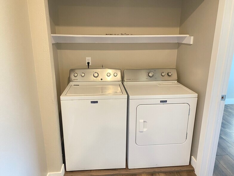 Washer and Dryer nook - 3934 Red Cedar Dr