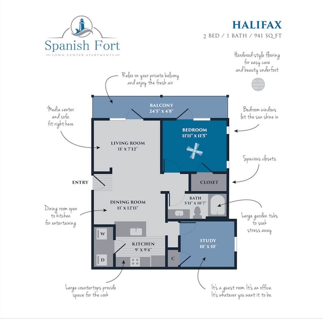 Floorplan - Spanish Fort Town Center