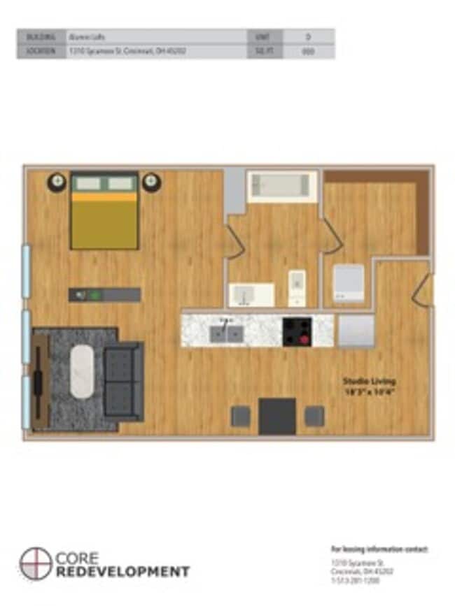 Floorplan - Alumni Lofts