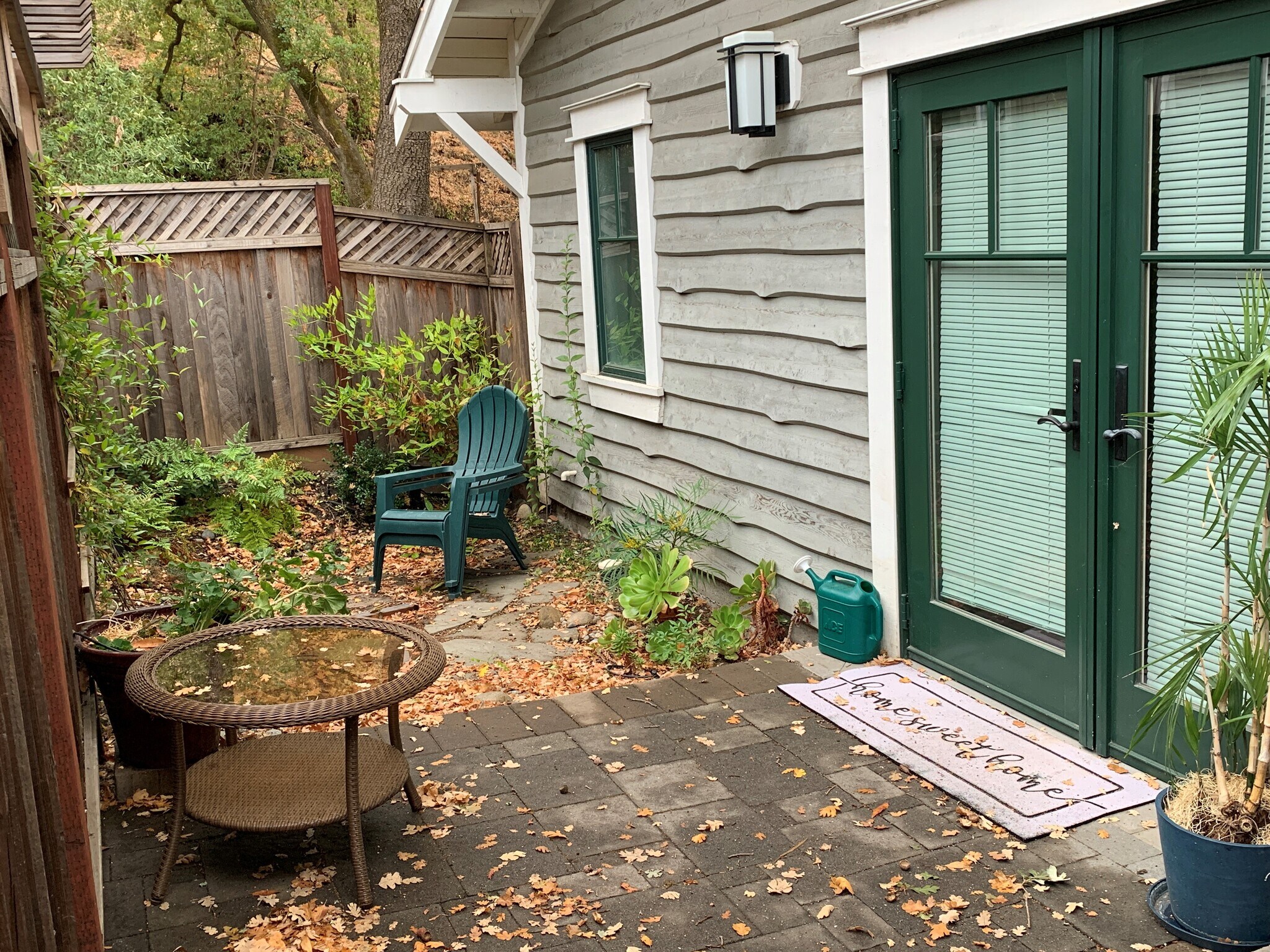 Exterior private garden space. - 2321 Tice Valley Blvd