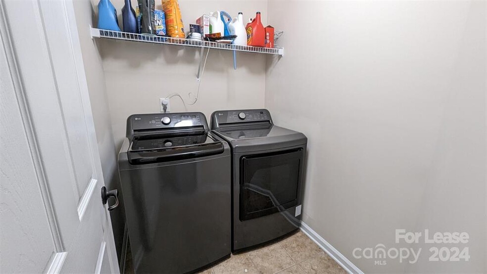 Washer and dryer Laundry room upstairs - 13035 Serenity St