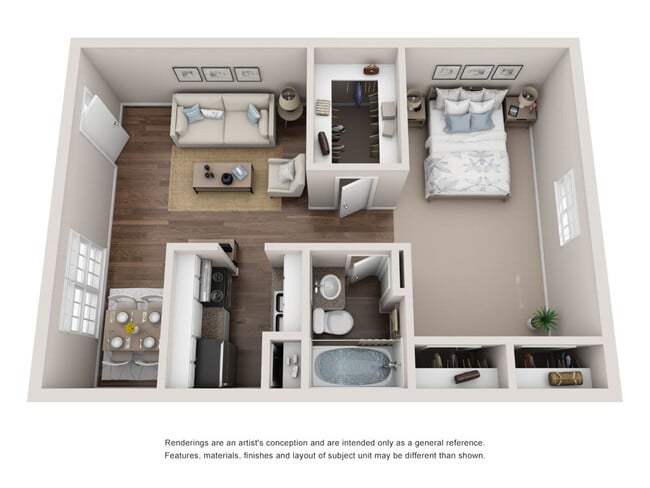 Floorplan - Bellaire Oaks Apartments