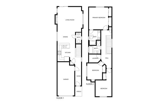 Building Photo - Large 3 bedroom 2.5 Bath Home! Tour Today!